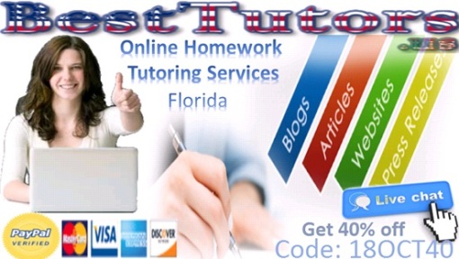 Online Homework Tutoring Services Florida
